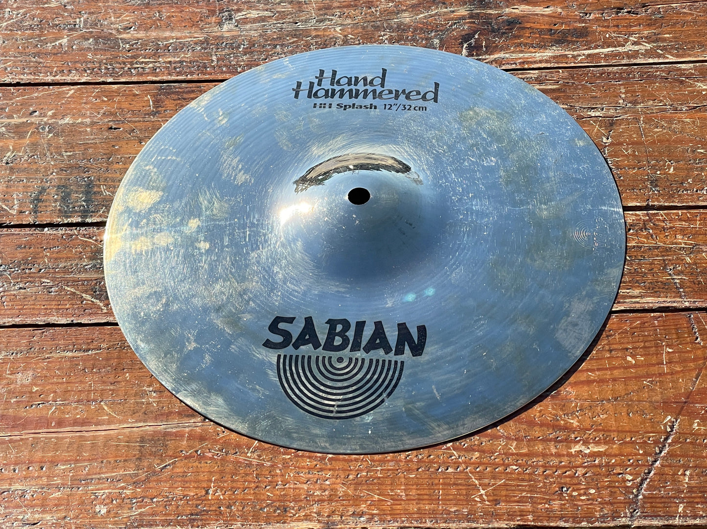 12" Sabian Hand Hammered HH Splash Cymbal Brilliant 392g