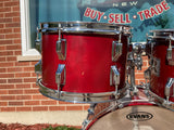 1970s Rogers "Big R" Londoner Five Drum Set California Wine 22/12/13/16