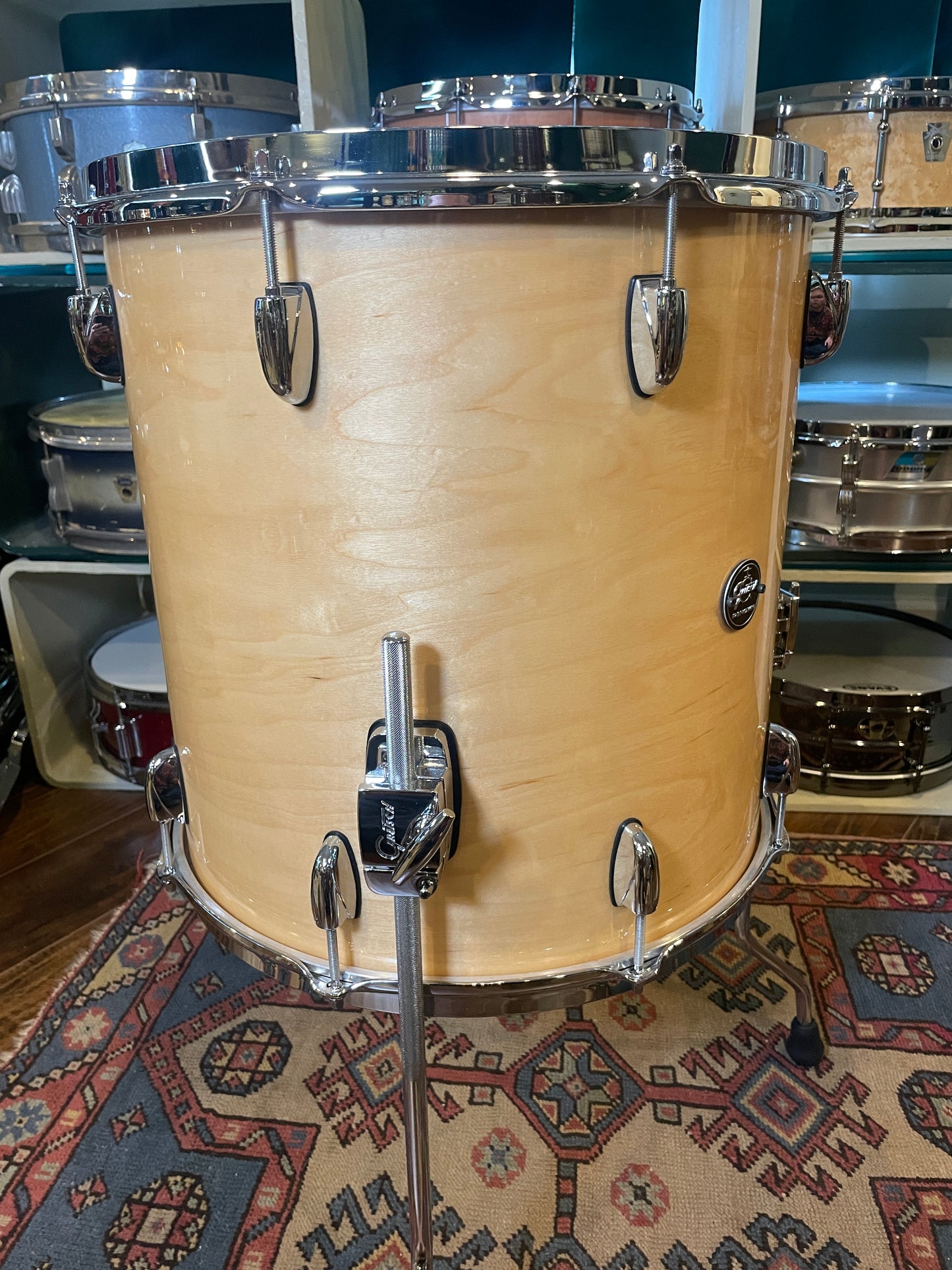 Gretsch Renown 16x16 Floor Tom Drum Single Gloss Natural