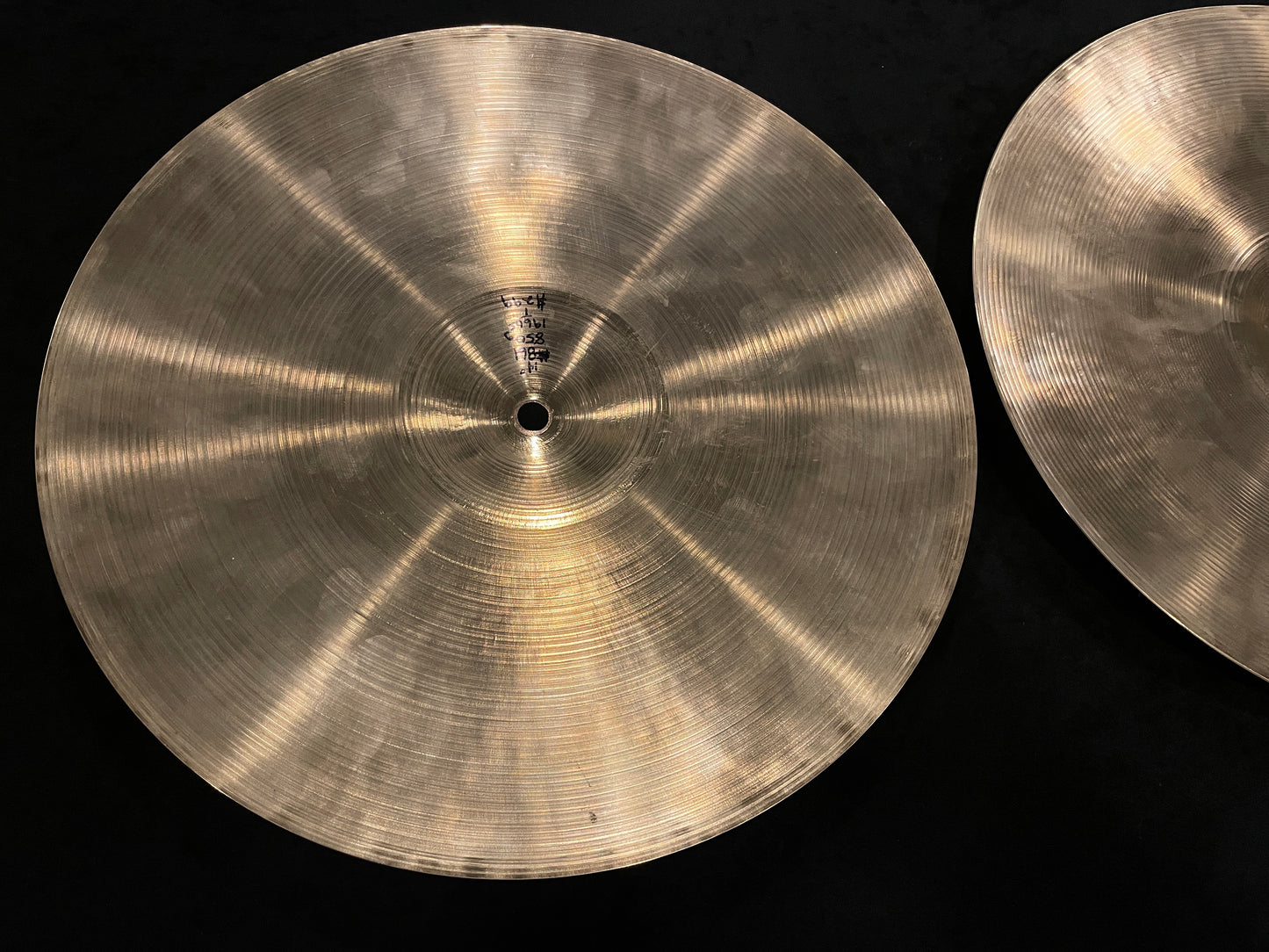 14" Zildjian A 1960s New Beat Hi-Hat Cymbal Pair 850g/1220g #861