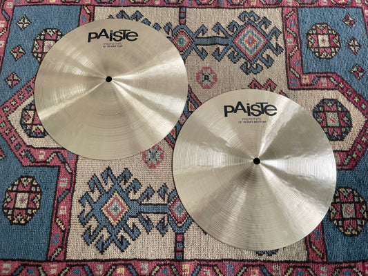 13" Paiste T20 Prototype Hi-Hat Cymbal Pair 846g/1088g