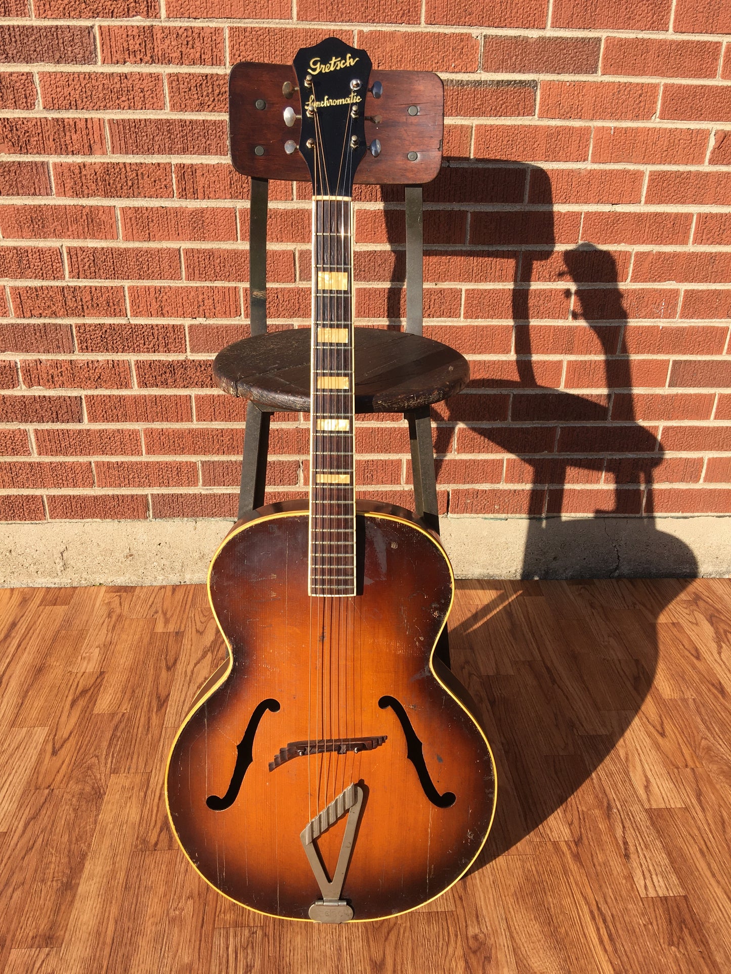 1946-1949 Gretsch Synchromatic 100 Sunburst Archtop Acoustic Guitar