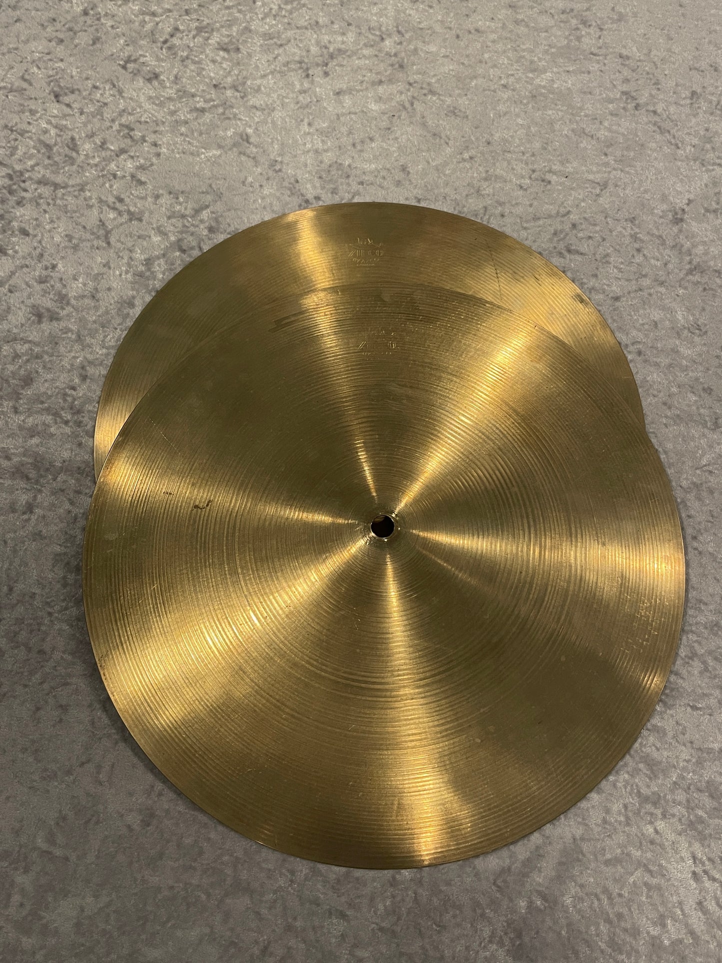 14" Zilco by Azco Hi-Hat Cymbal Pair Canada 862g/962g #799