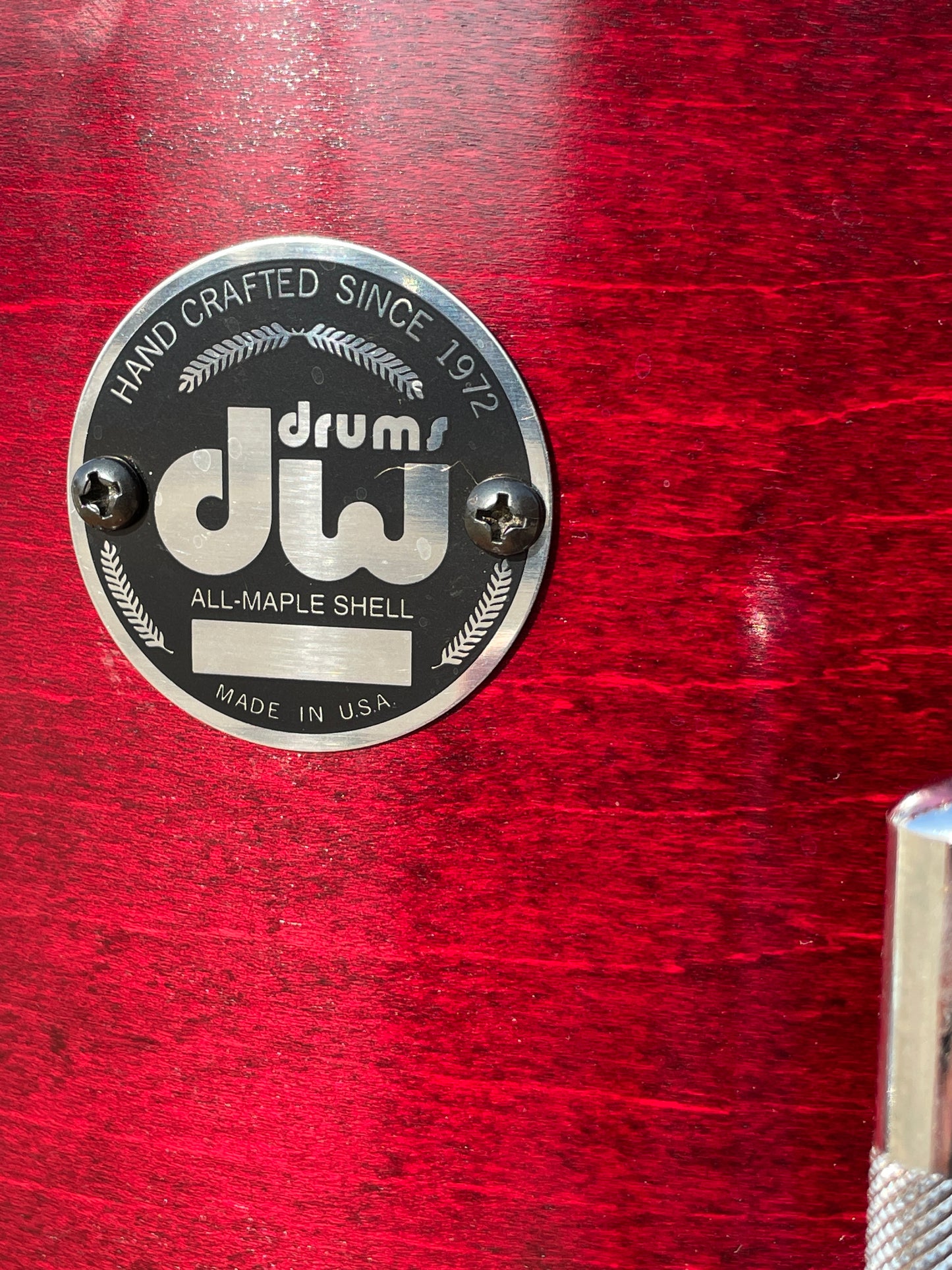 DW 12x14 Floor Tom Single Drum Cherry Satin Oil Drum Workshop