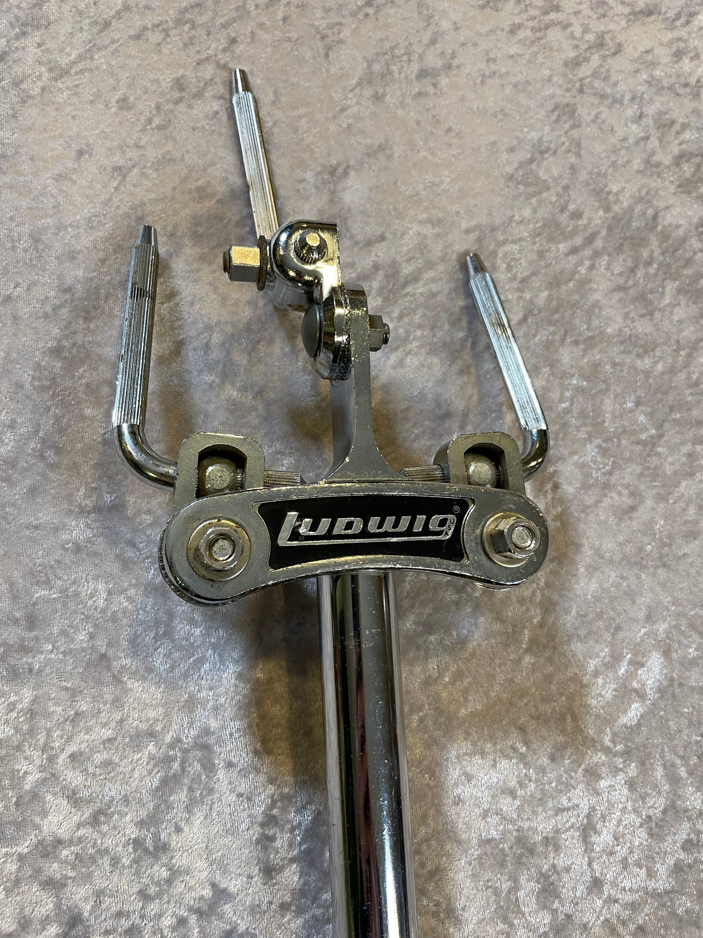 Vintage Ludwig S-235 Triple Tom Holder Mount - Rare!