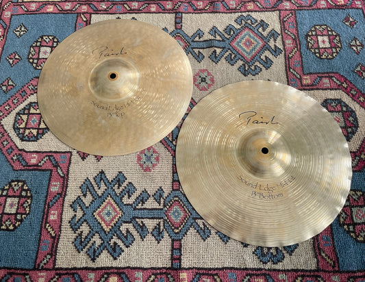 13" Paiste Sound Edge Hi-Hat Cymbal Pair 876g/928g