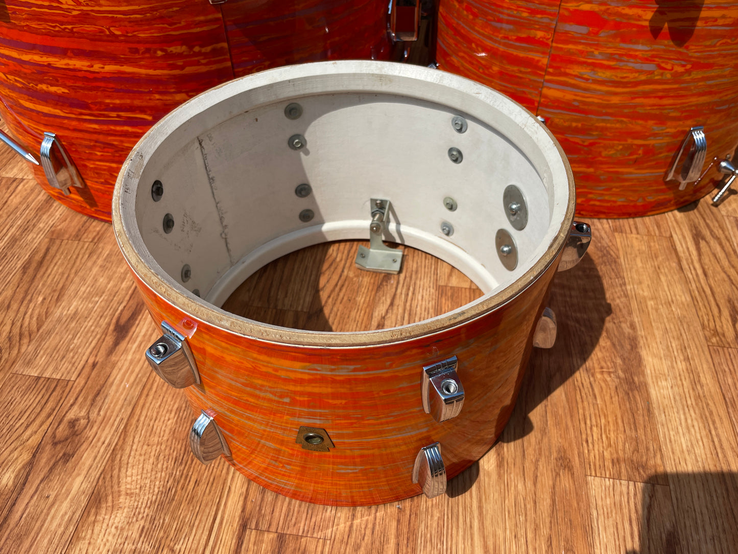 1967 Ludwig Mod Orange Drum Set 20/12/16