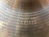 14" 1985 Paiste Blue Label Formula 602 Heavy Hi-Hat Cymbals 1074/1148g