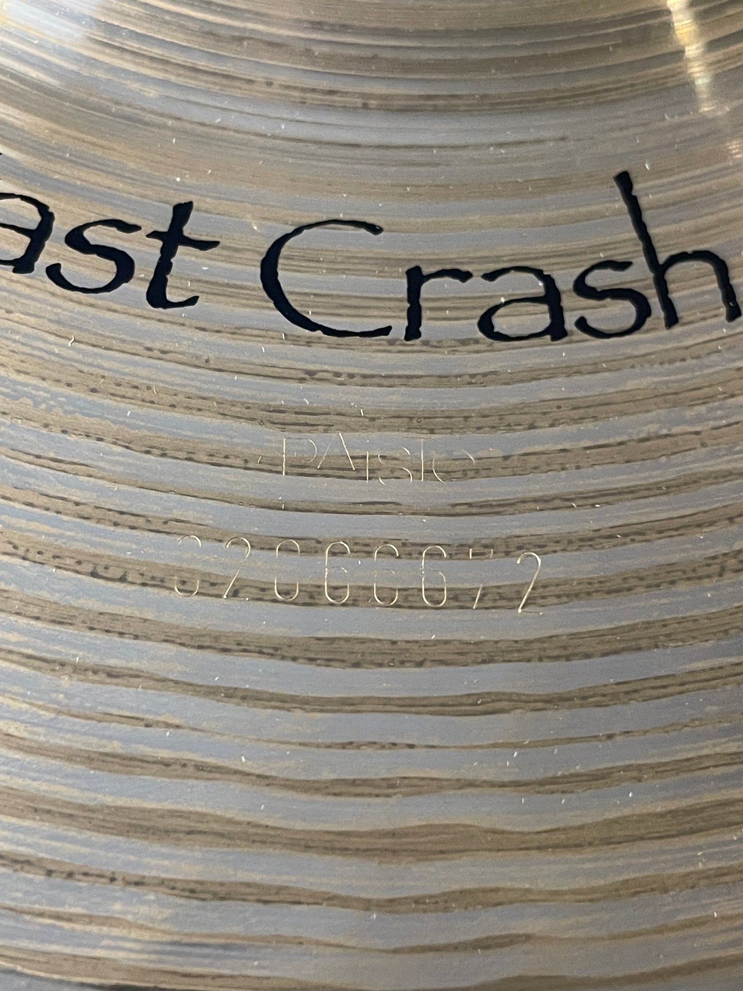 18" Paiste Signature Fast Crash Cymbal 1296g