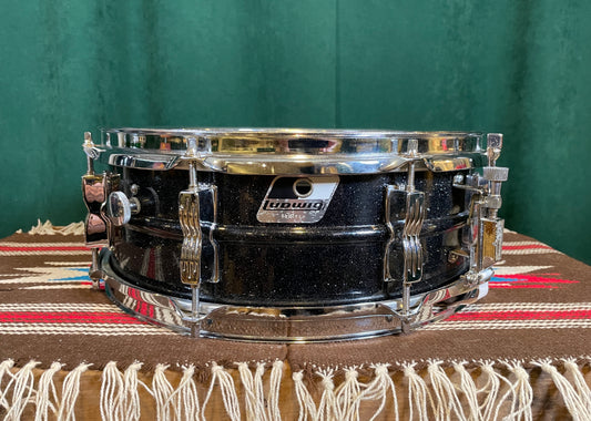Ludwig 5x14 Black Galaxy Acrolite Snare Drum Blackrolite
