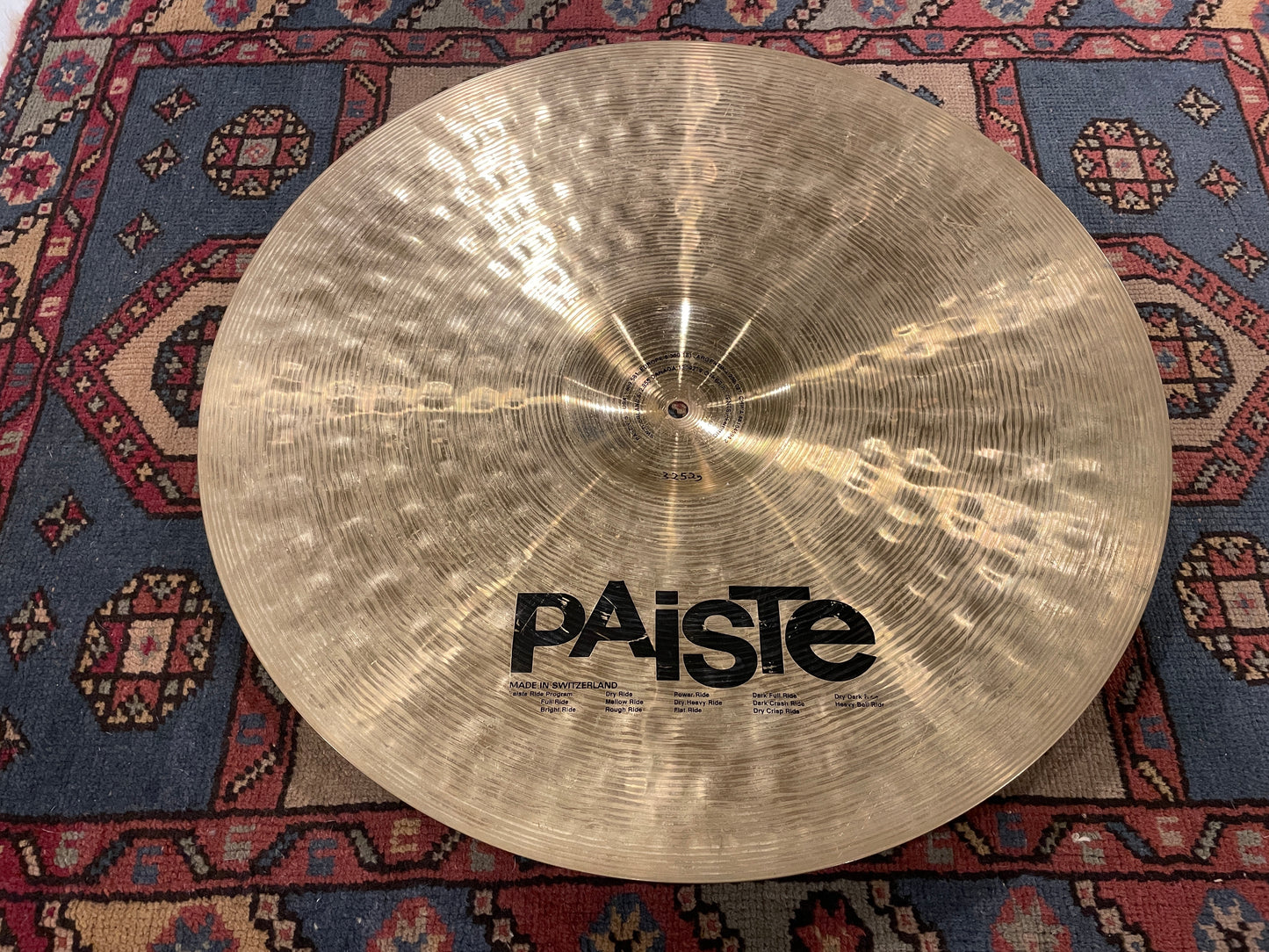 22" Paiste Signature Full Ride Cymbal 3252g