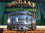 1974 Rogers 6.5x14 Chrome Over Brass Dynasonic Snare Drum