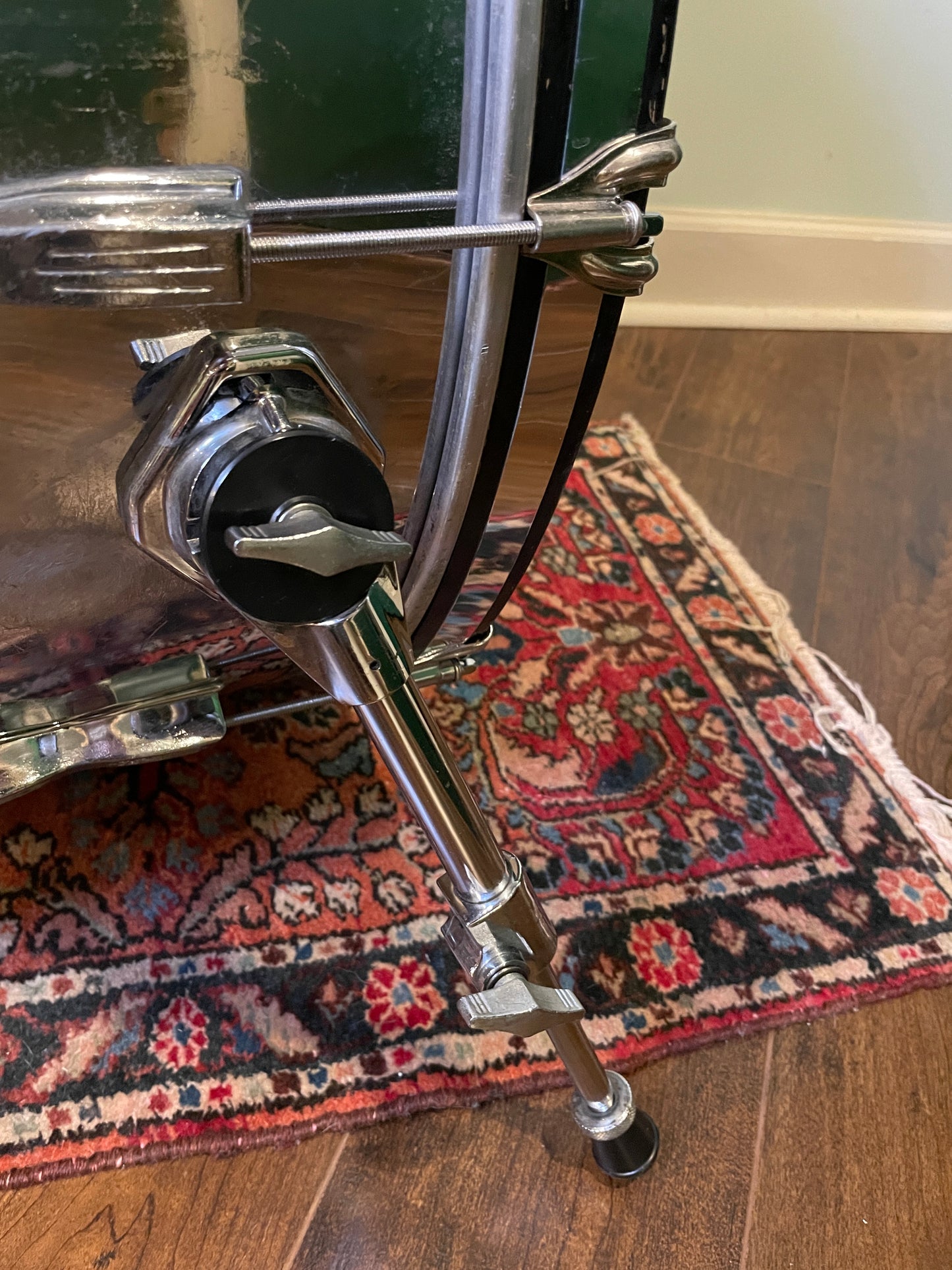 1970s Ludwig 10x26 Stainless Steel Bass Drum