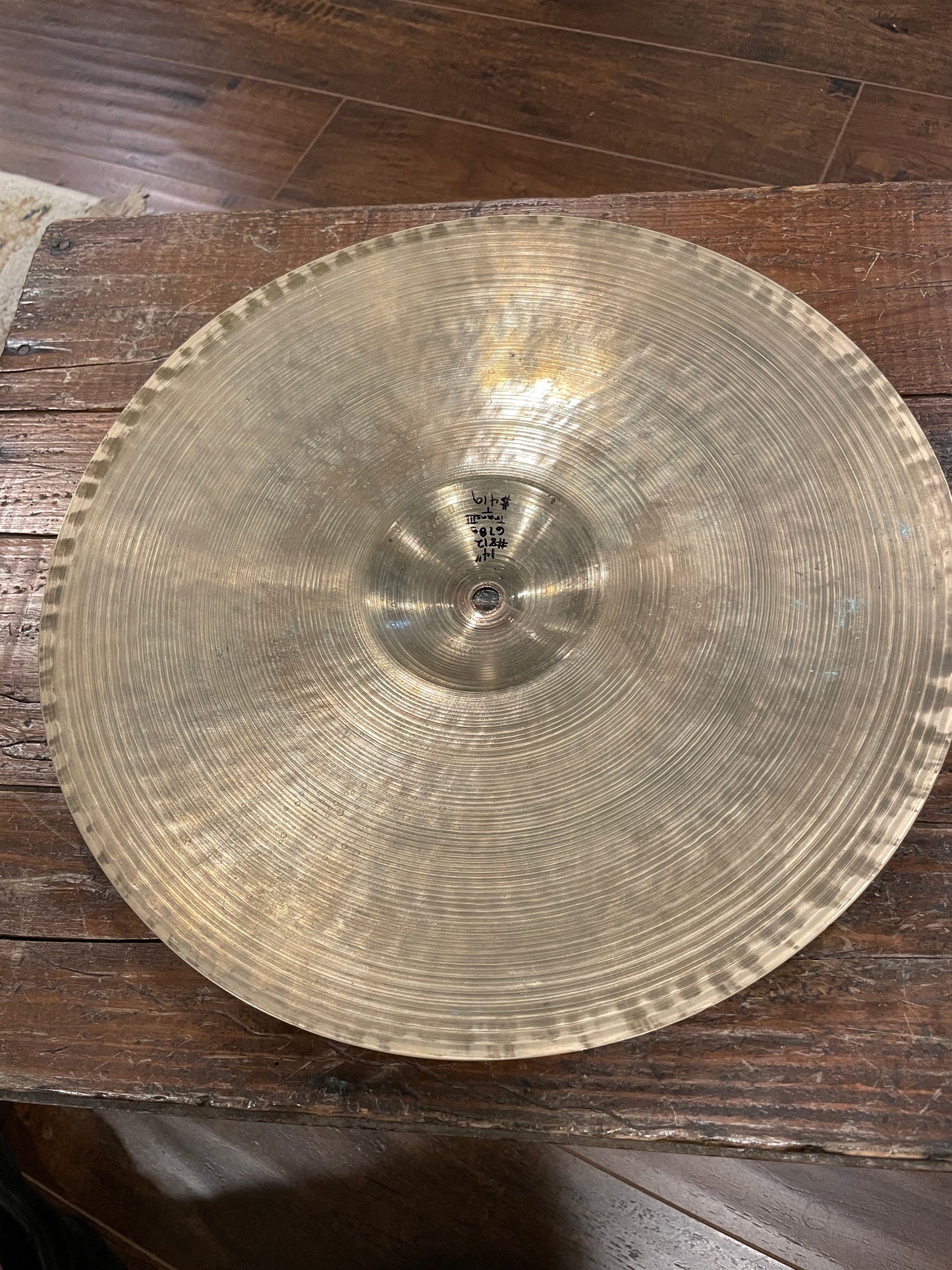 14" Zildjian A 1951-52 Trans Stamp III Hi-Hat Cymbal Pair 678g/700g #812 *Video Demo*