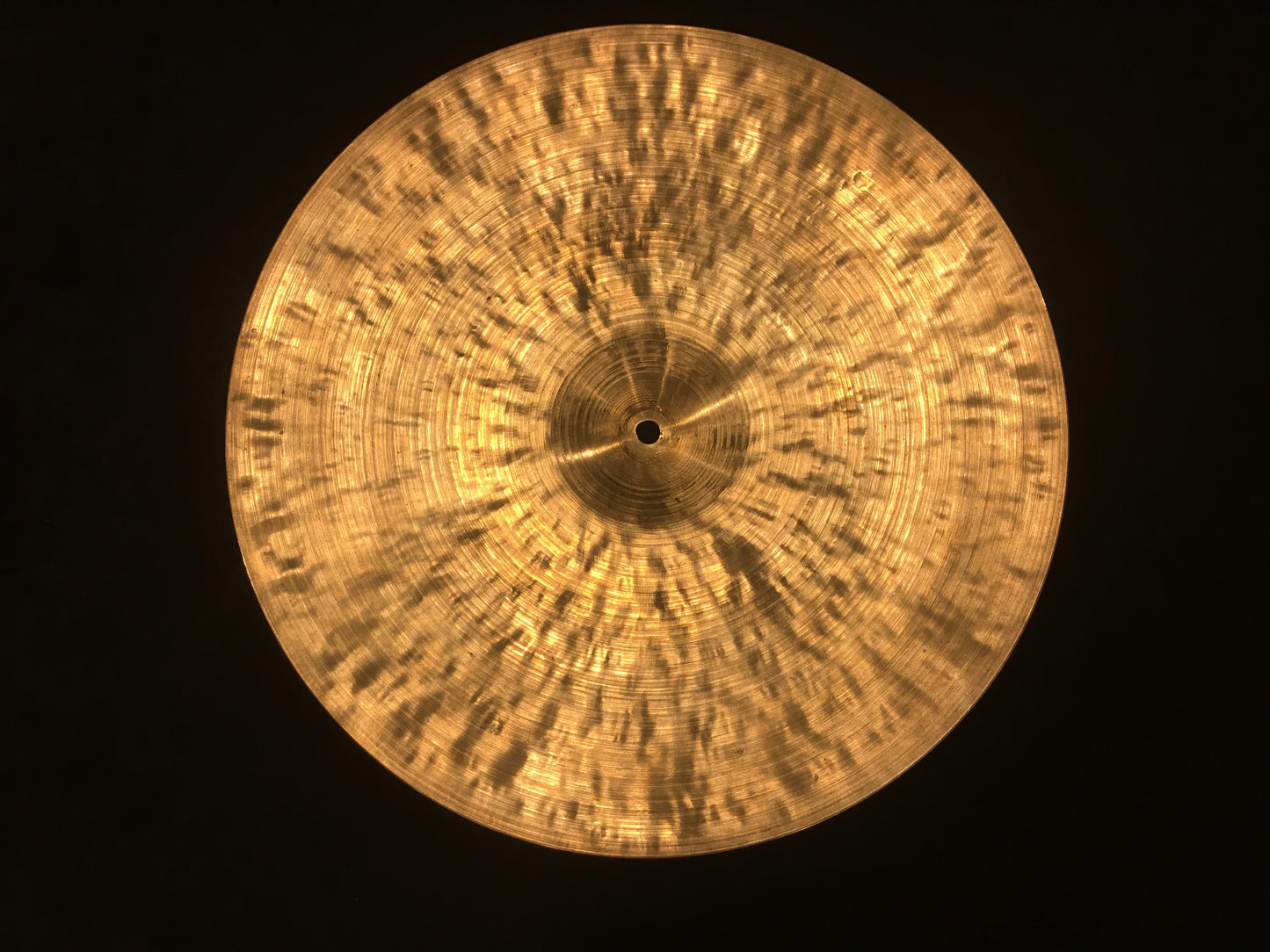 15" 1960s K Zildjian Istanbul New Stamp Hi-Hat / Crash Cymbal 878g #631