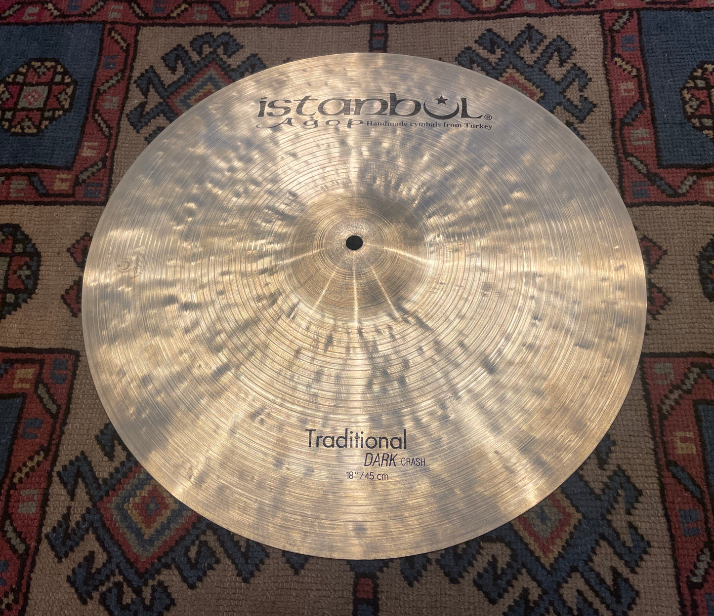 18" Istanbul Agop Traditional Dark Crash Cymbal 1374g *Video Demo*