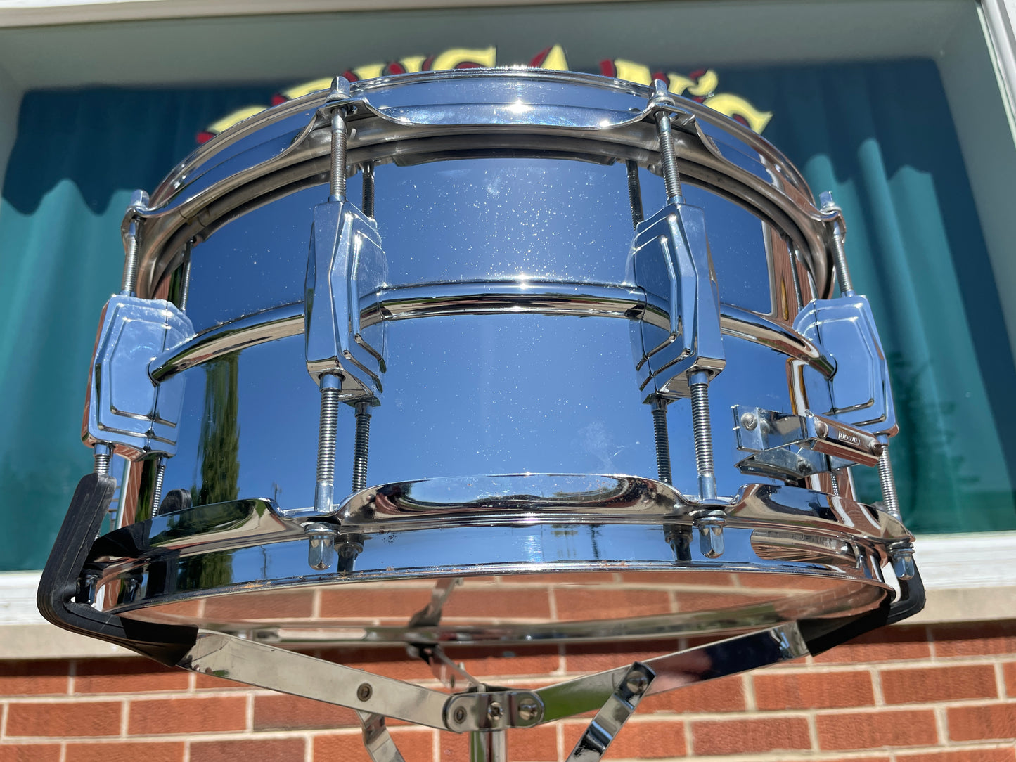 1970s-1980s Ludwig 6.5x14 LM402 Supraphonic Snare Drum