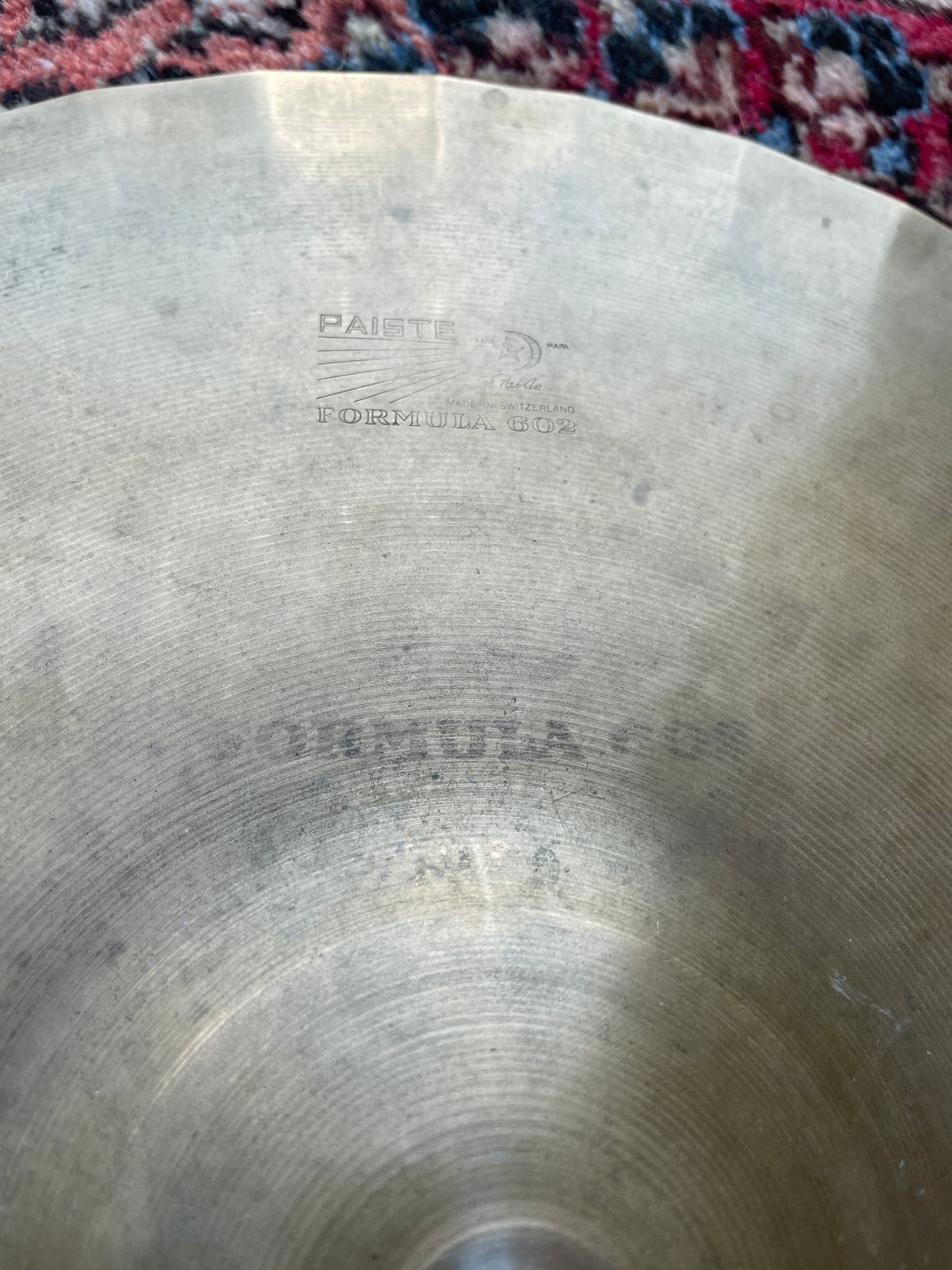 15" Vintage Paiste Pre-serial # Formula 602 Sound Edge Hi-Hat Cymbal Pair 1124g/1250g #95 *Video Demo*