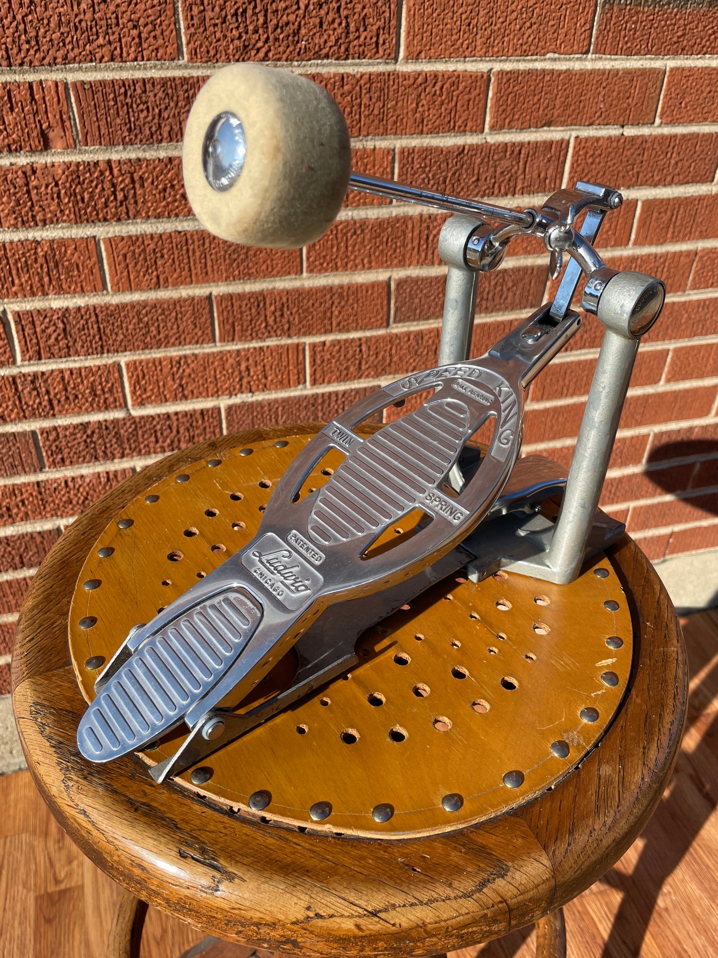 Vintage Ludwig Vitalizer Drums "Relic" Twin Spring Speed King Bass Drum Pedal