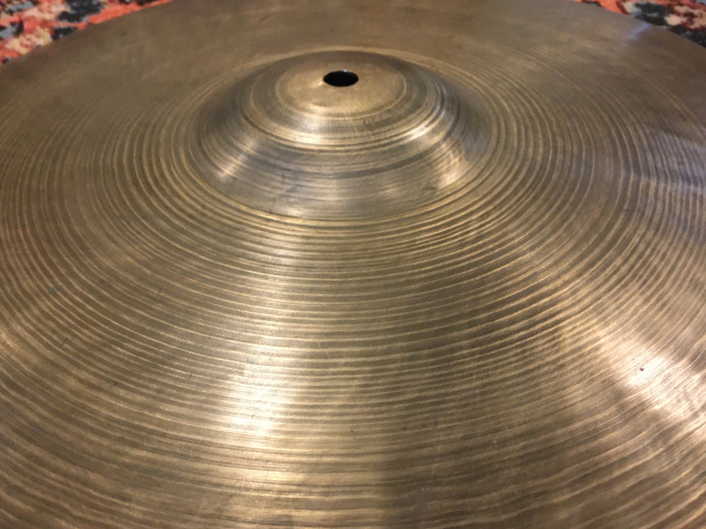 14" Zildjian A 1929-40 1st Stamp Small Ride / Single Hi-Hat Cymbal 1176g #154 *Sound File*