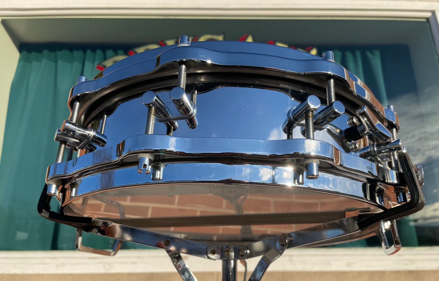 Vintage Sonor D420 Phonic 4x14 Snare Drum Ferro Manganese