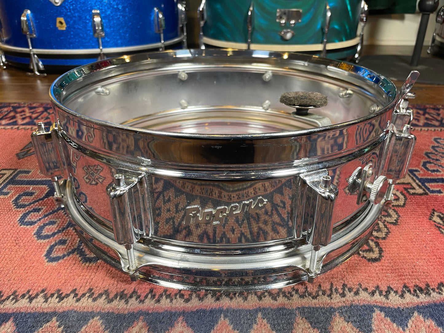 1960s Rogers 5x14 Powertone Snare Drum Cleveland Era COB