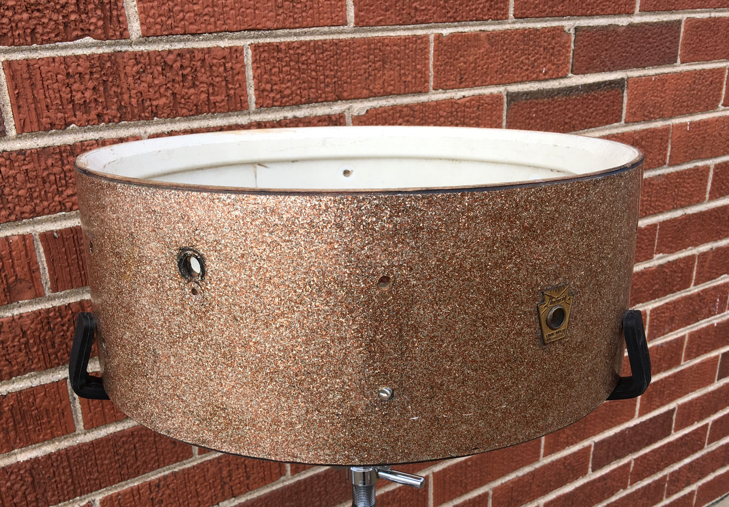 1966 Ludwig Pioneer Snare Drum Shell Champagne Sparkle