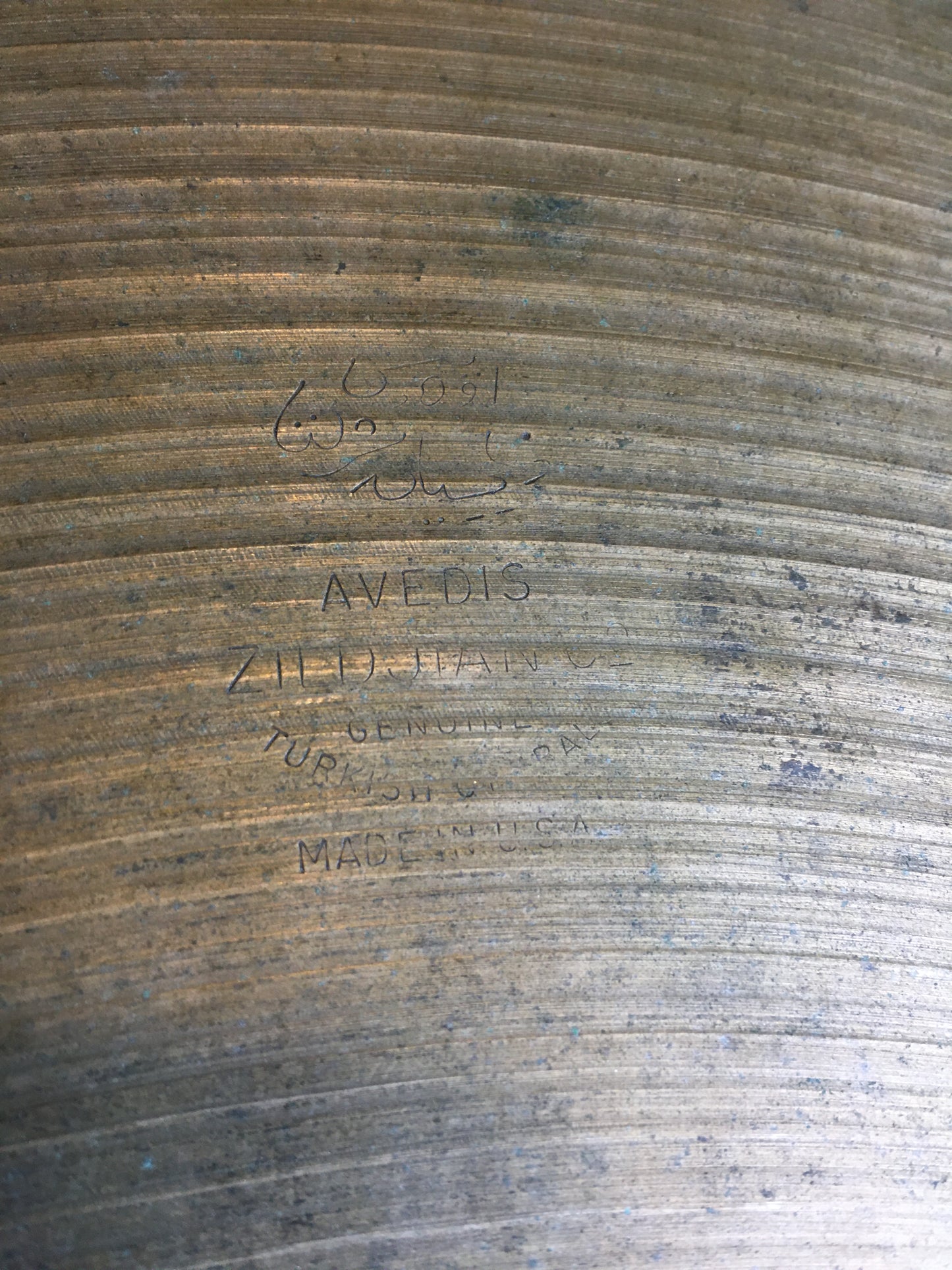 20" Zildjian A Early 1970s Ride Cymbal 2744g #640