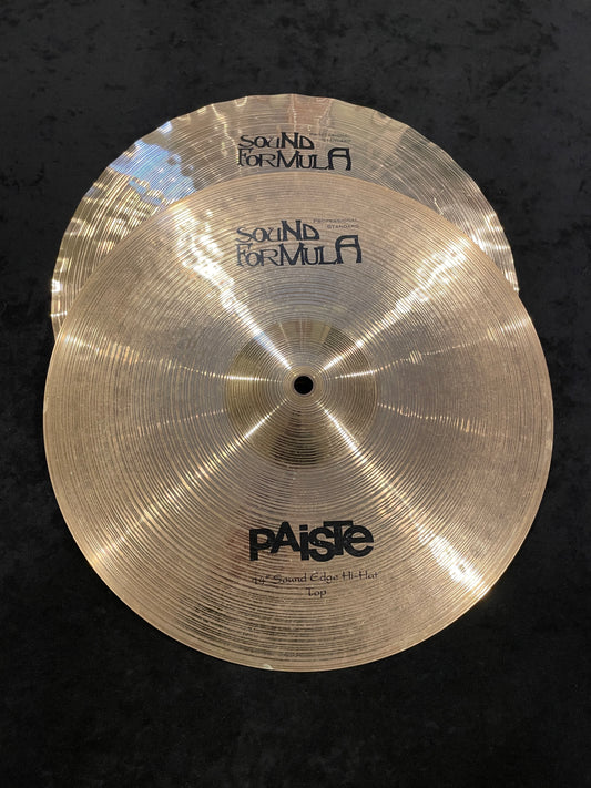 14" Paiste Sound Formula Sound Edge Hi-Hat Cymbal Pair 990g/1114g