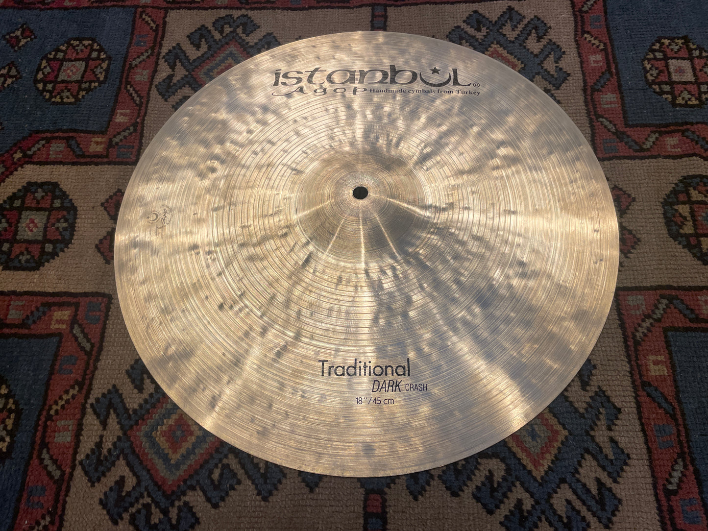 18" Istanbul Agop Traditional Dark Crash Cymbal 1374g *Video Demo*