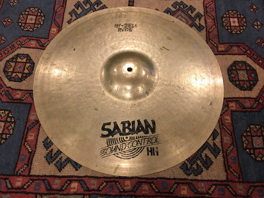20" Sabian HH 1980s Sound Control High Bell Ride Cymbal 1988g *Sound File*