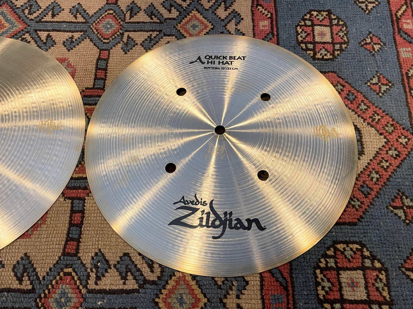 13" Zildjian A Quick Beat Hi-Hat Cymbal Pair A0147 810g/1028g