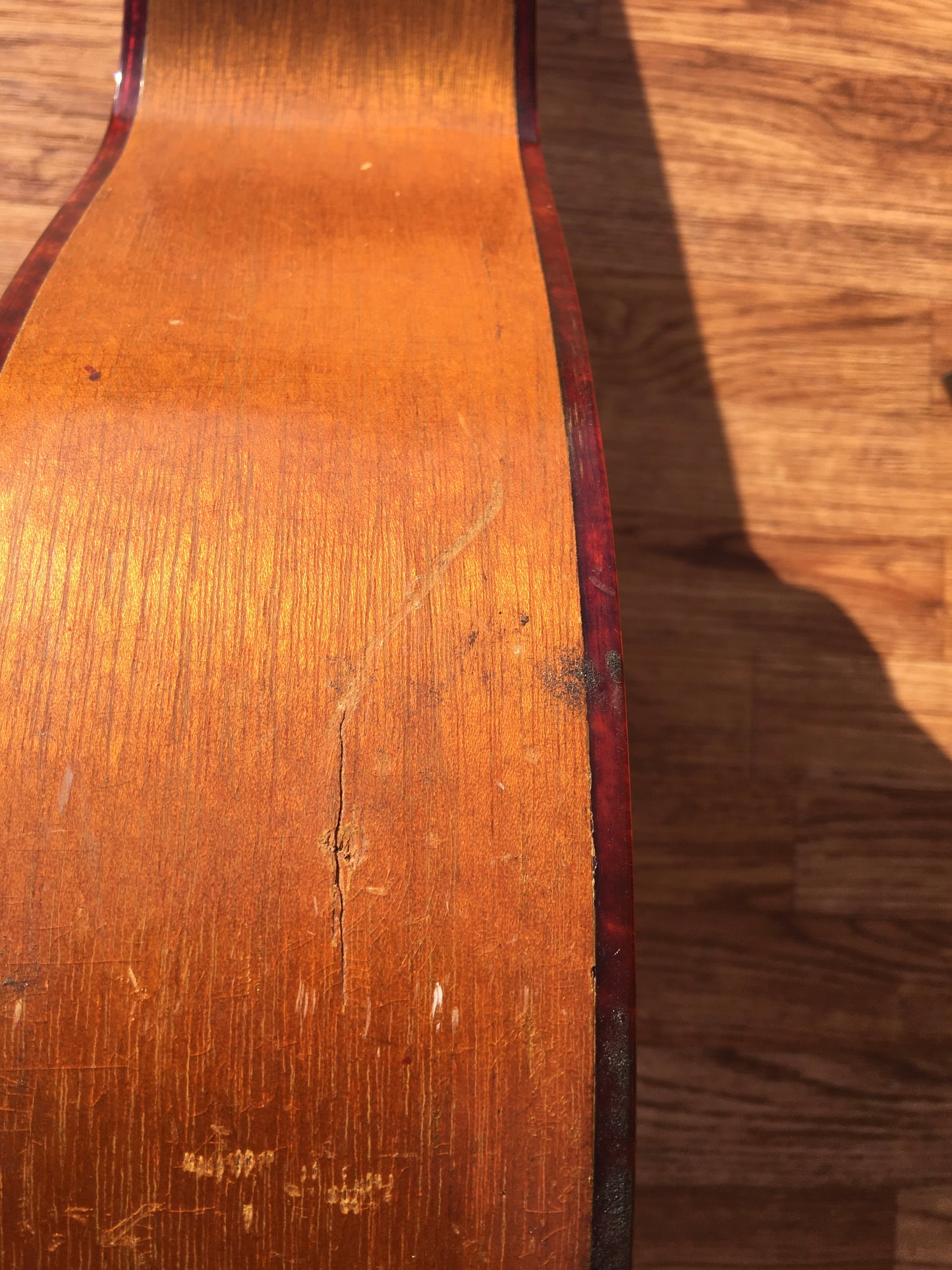 1960s Harmony H162 Tortoise Double Bound  Acoustic Guitar w/CBC