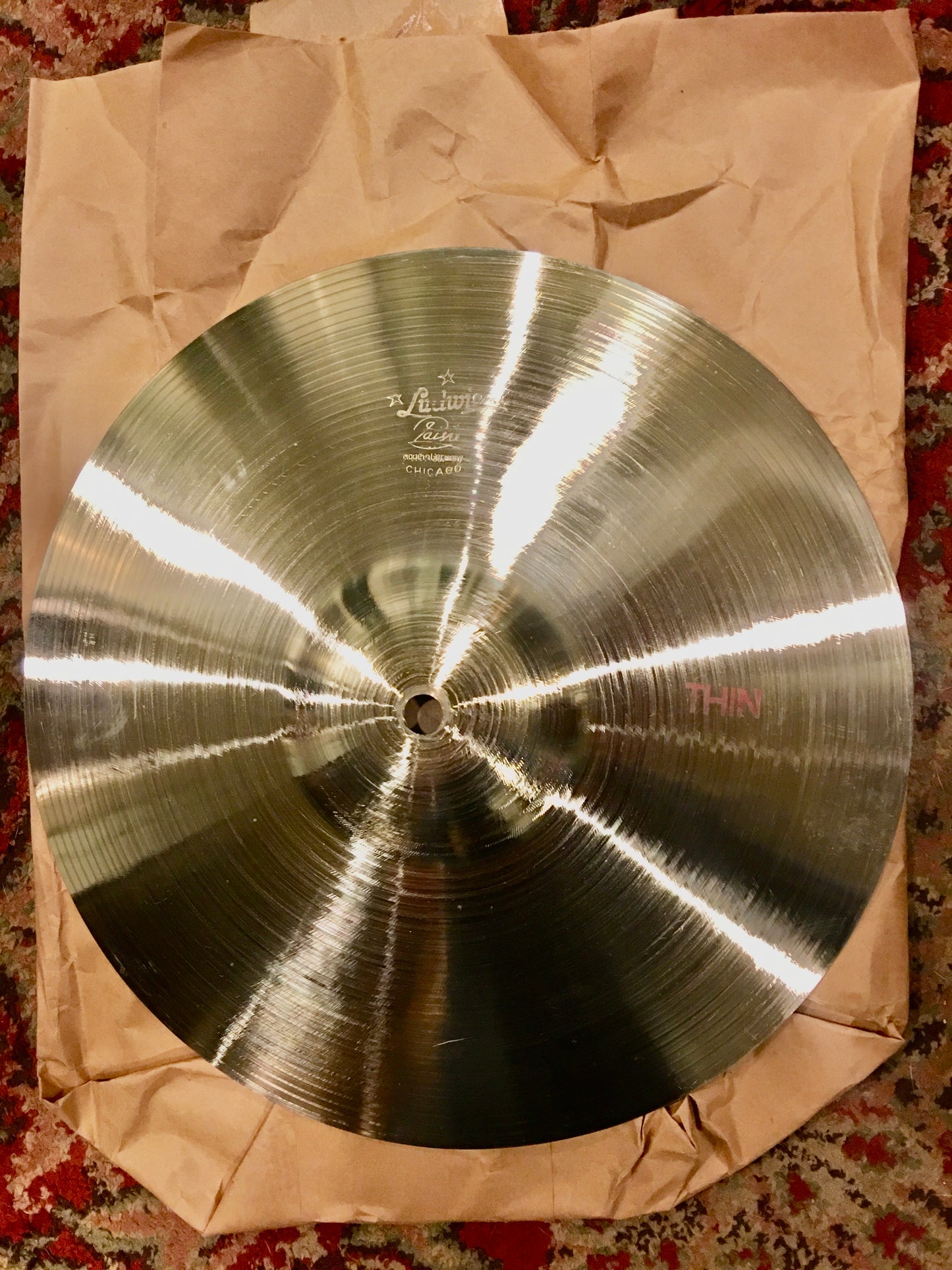 10" Vintage N.O.S. Paiste Ludwig Splash Cymbal THIN