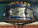 1960s Camco Oaklawn 5x14 Tuxedo Snare Drum Sky Blue Pearl