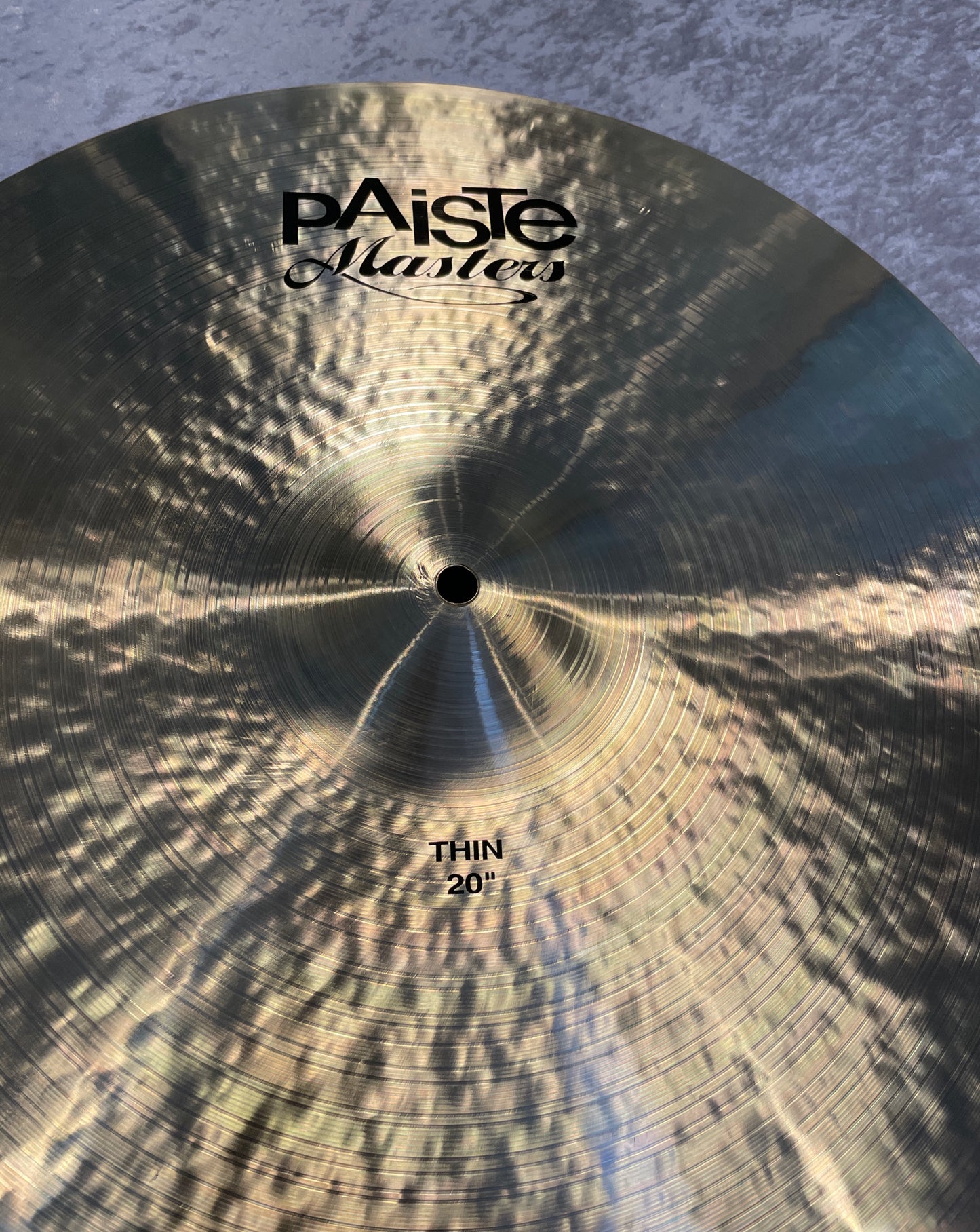 20" Paiste Masters Thin Crash Ride Cymbal 1620g