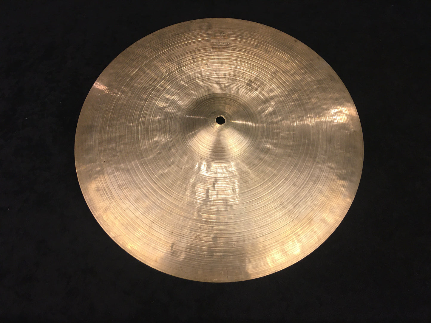 15" 1960s K Zildjian Istanbul New Stamp Hi-Hat / Crash Cymbal 878g #631
