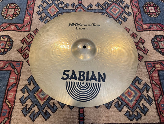 16" Sabian HH Medium Thin Crash Cymbal 1128g