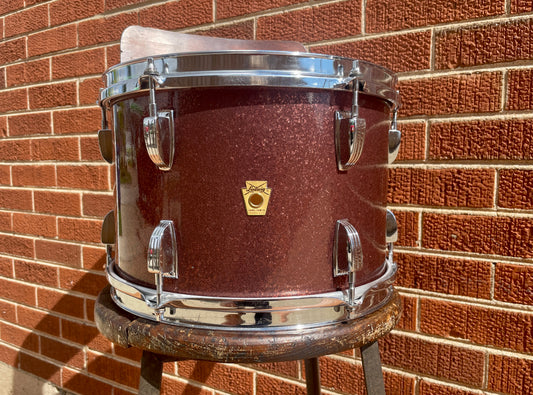 1969 Ludwig 8x12 Tom Drum Burgundy Sparkle