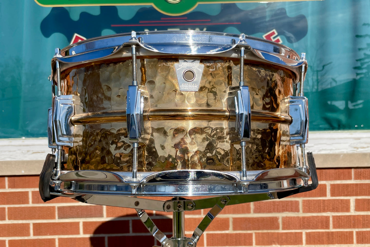 Ludwig 6.5x14 Hammered Bronze Phonic Snare Drum