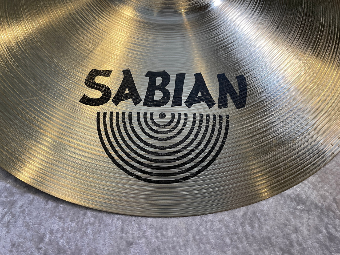 20" Sabian Prototype Ride Cymbal 25 Years of Innovation 25th Anniversary Signed Bob Zildjian Mark Love 2126g