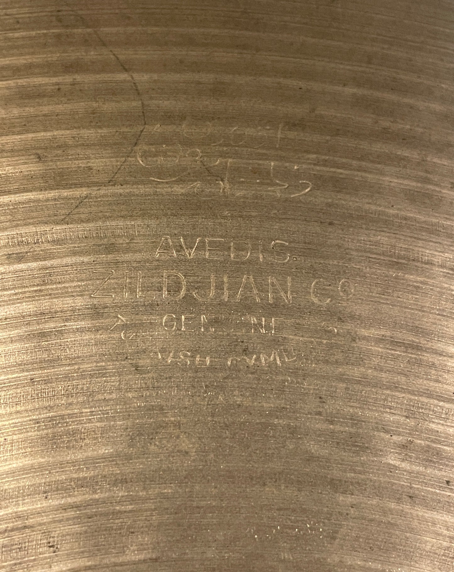 18" Zildjian A 1960s Mini Cup Ride Cymbal 1998g #787