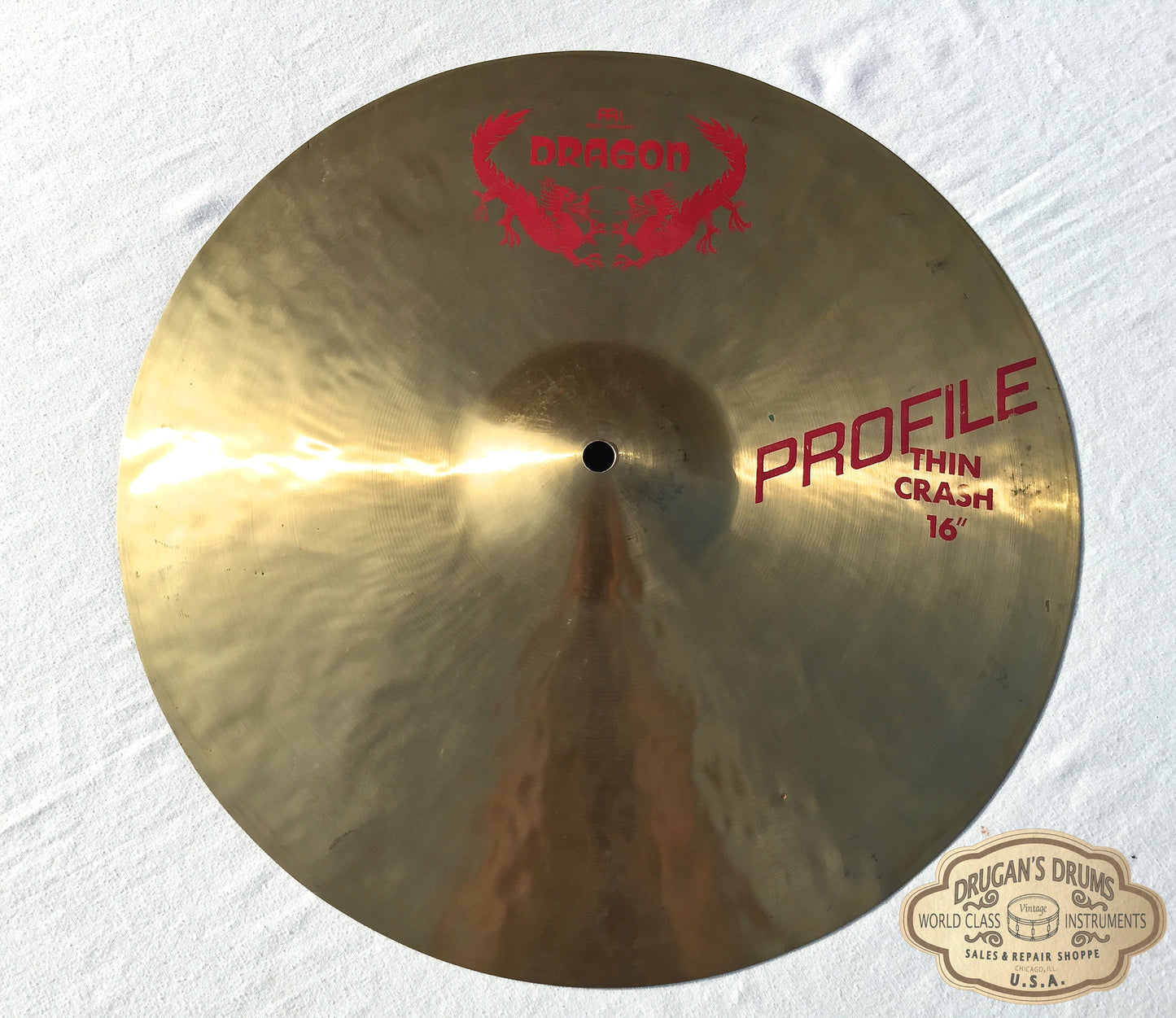 16" Meinl Dragon Profile Thin Crash Cymbal 986g - Inventory # 148