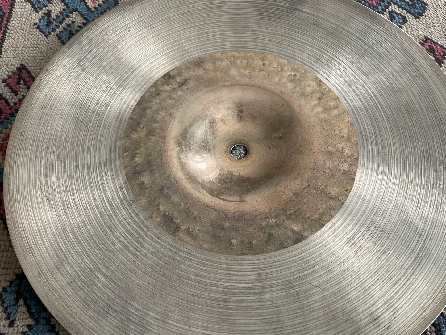 13-1/4" Zildjian K Custom Hybrid Hi-Hat Top Single Cymbal 866g