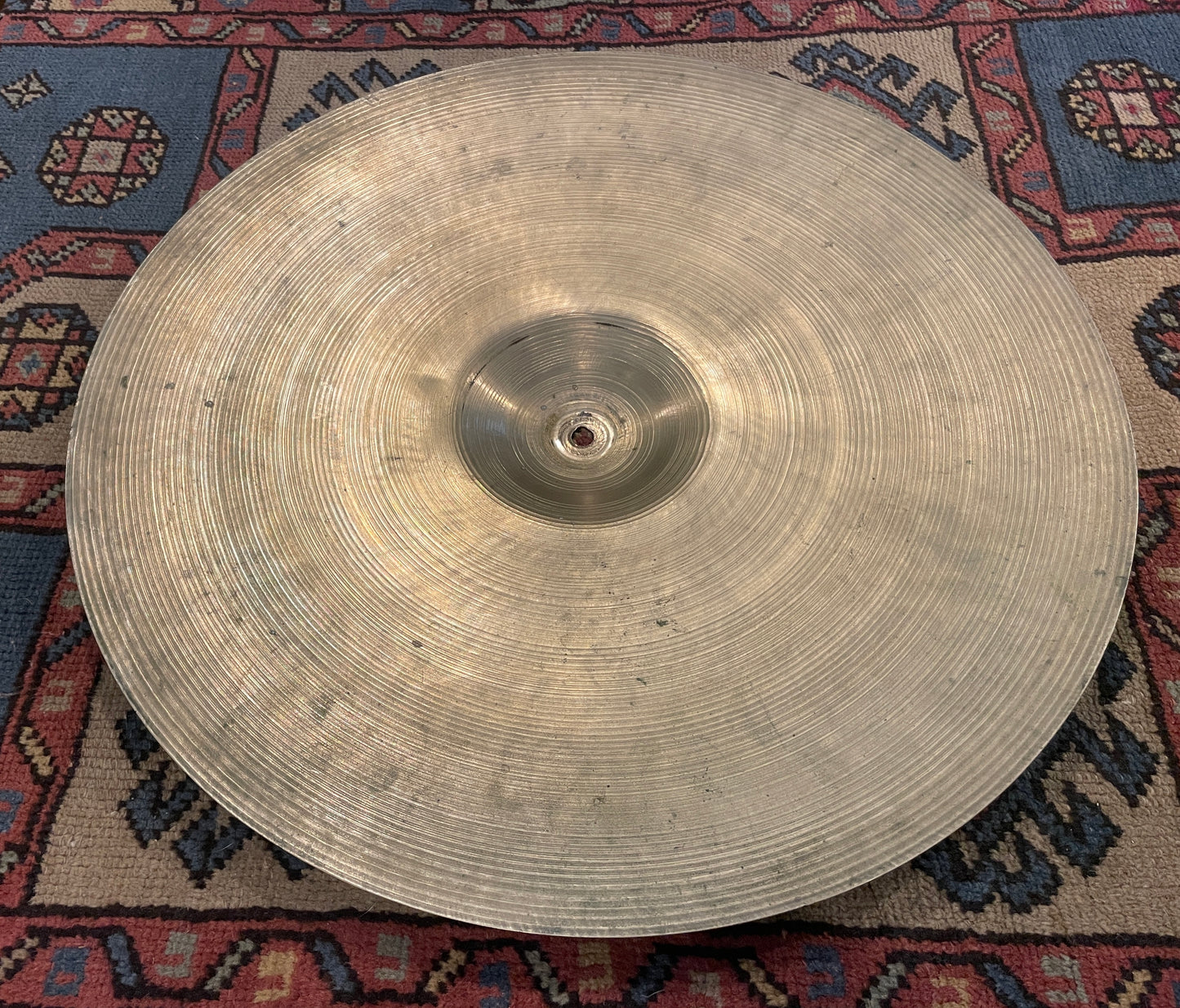 19" Zildjian A 1940s/1950s Trans Stamp Ride Cymbal 1954g #876 *Video Demo*