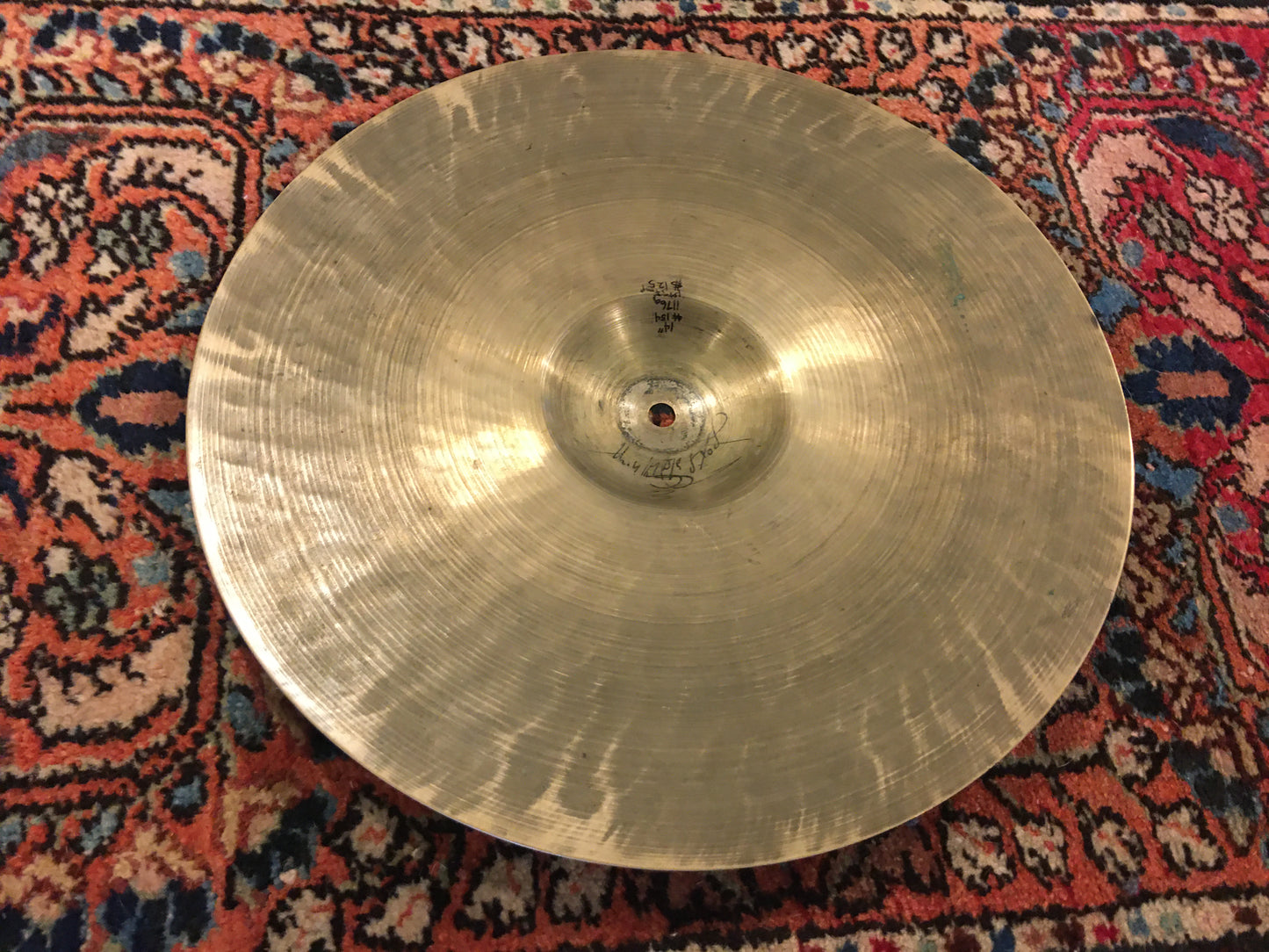 14" Zildjian A 1929-40 1st Stamp Small Ride / Single Hi-Hat Cymbal 1176g #154 *Sound File*