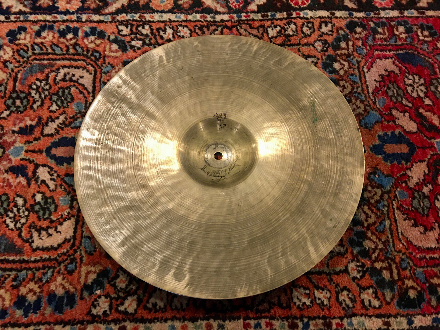 14" Zildjian A 1929-40 1st Stamp Small Ride / Single Hi-Hat Cymbal 1176g #154 *Sound File*