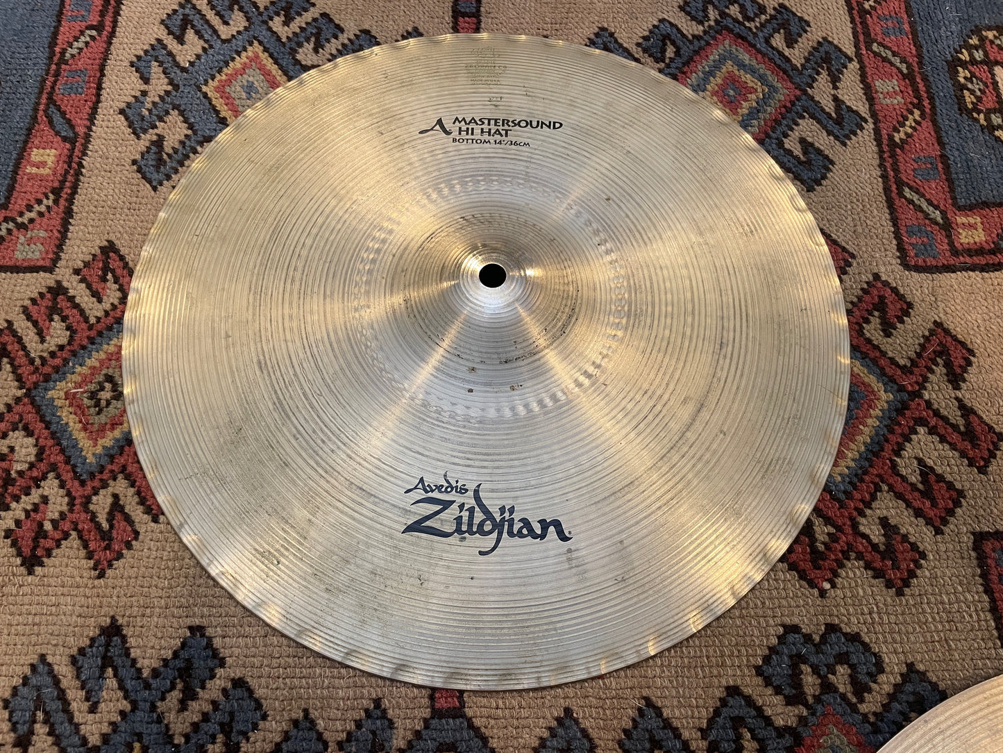 14" Zildjian A Mastersound Hi-Hat Cymbal Pair 1128g/1510g *Video Demo*