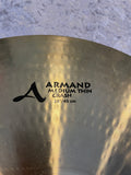 18" Zildjian A A8012 Armand Medium Thin Crash Cymbal 1523g
