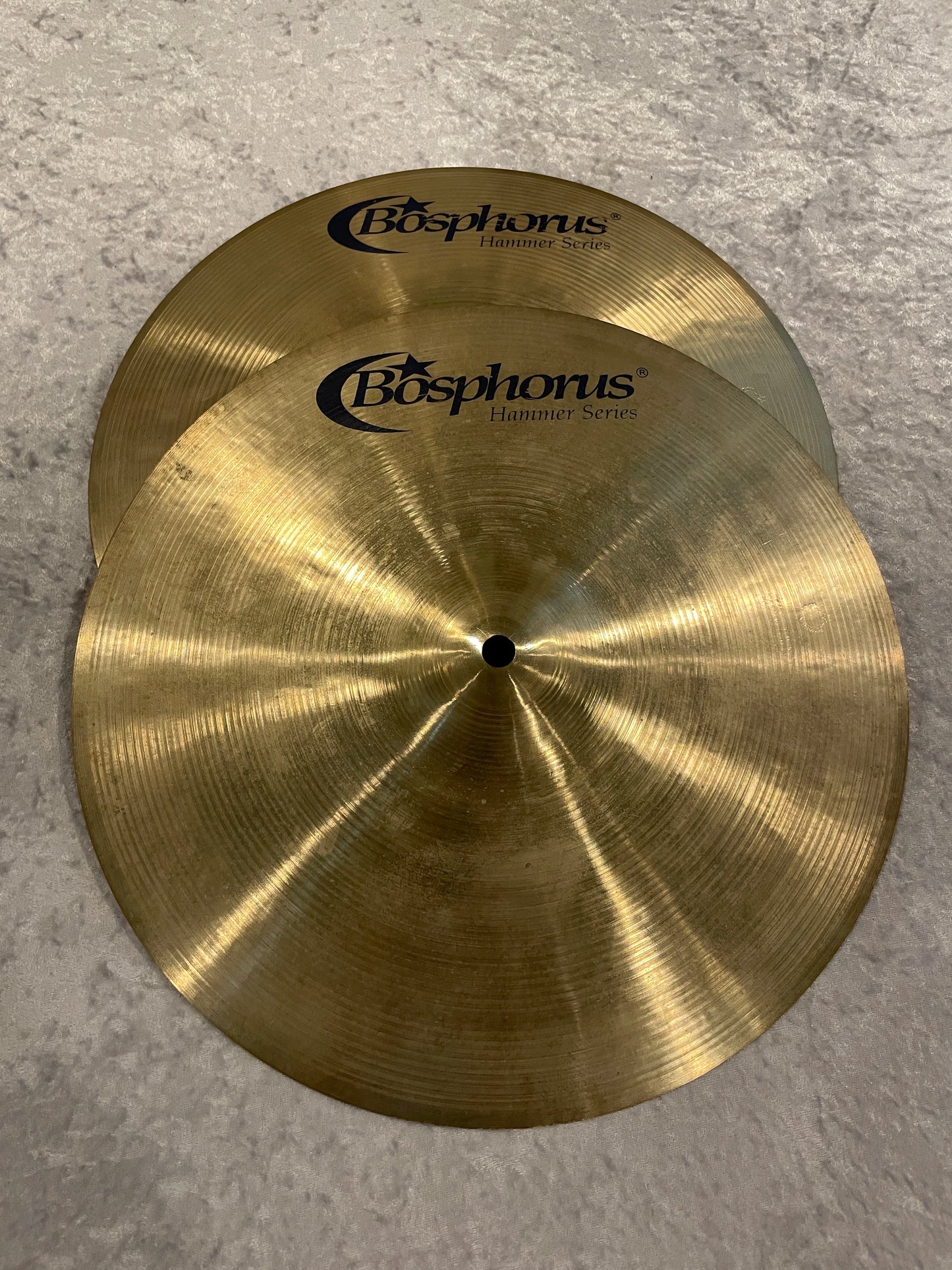 14" Bosphorus Hammer Series Jeff Hamilton Hi-Hat Cymbal Pair 808g/1186g *Video Demo*